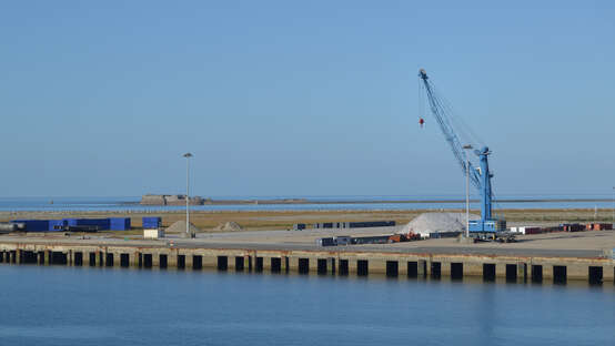 Cherbourg harbour (France)