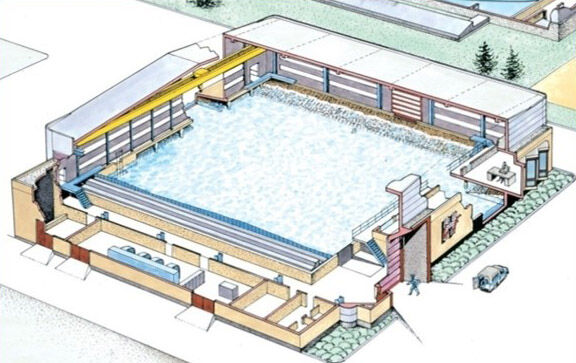 LHF wave basin | Artelia Hydraulics