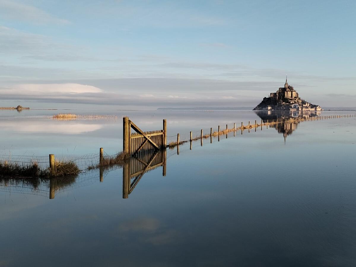 Restoring the maritime character of Mont-Saint-Michel: 2024 | Artelia hydraulics