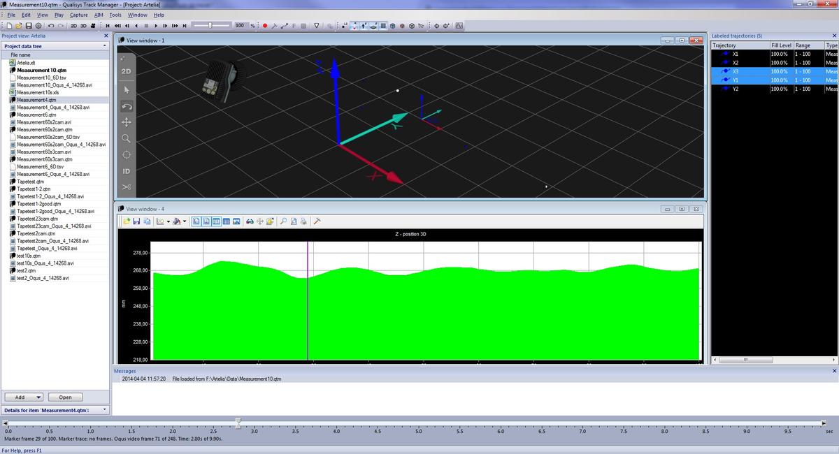 Acquisition of wave-induced movements of a ship | Artelia Hydraulics