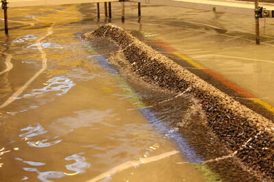 Wave stability of the roundhead | Artelia hydraulics