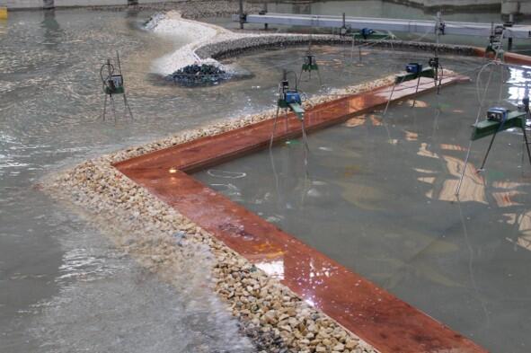 Wave disturbance measurements in the old marina | Artelia hydraulics