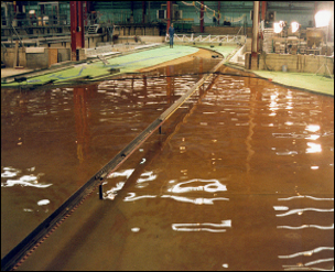 Overall view of the Seine estuary sedimentological model | Artelia hydraulics