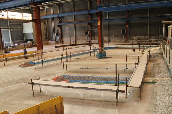 3D model before test series | Artelia hydraulics
